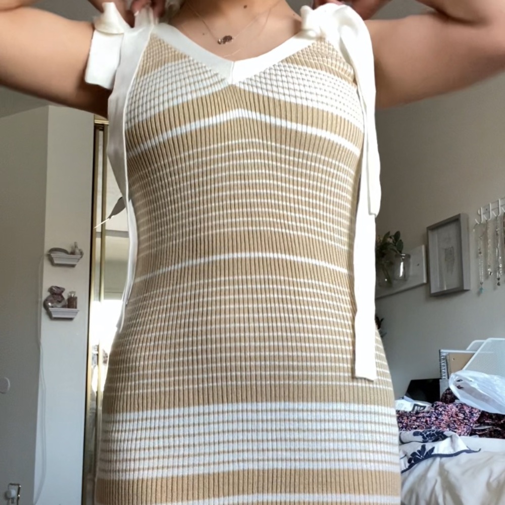 long knit dress